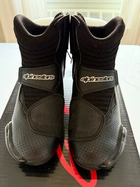 Alpinestars Black Motorcycle Boots